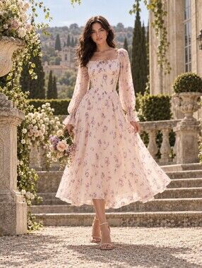 Lichi Dress Floral Corset